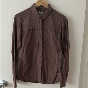 REI adventure breathable Button Down Shirt